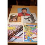 Group of 12 inch albums to include Elvis, The Beat