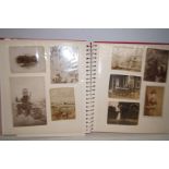 Album of early photographs many Victorian