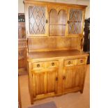 Solid oak sideboard by Olde court furniture tudor