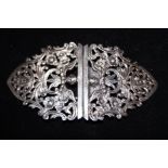 Silver nurses belt buckle London 1896