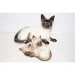 Beswick Siamese figure together with Beswick Sieme