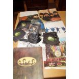 8 Beatles 12 inch albums together with 7 Beatles s