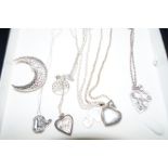 Collection of silver jewellery