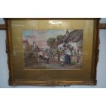 Early framed print S.J Bentley 'Life's sunshine'