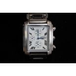 Gents Amadeus chronograph quartz wristwatch with 3