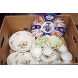 Art deco tea set to items of Carlton ware to inclu