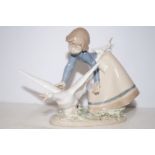 Lladro figure group "Wild goose chase"