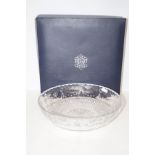 Cased Stewart crystal fruit bowl Diameter 30 cm