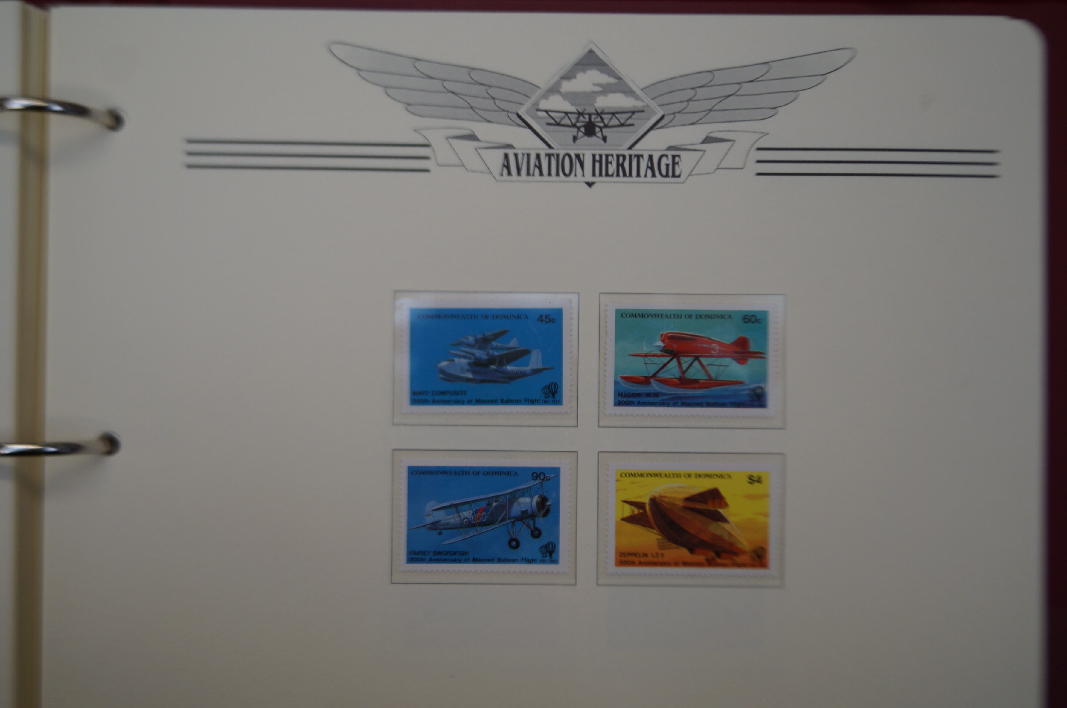 Album of Aviation Heritage Mint Stamps - Image 4 of 10