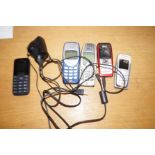 Group of mobile telephones