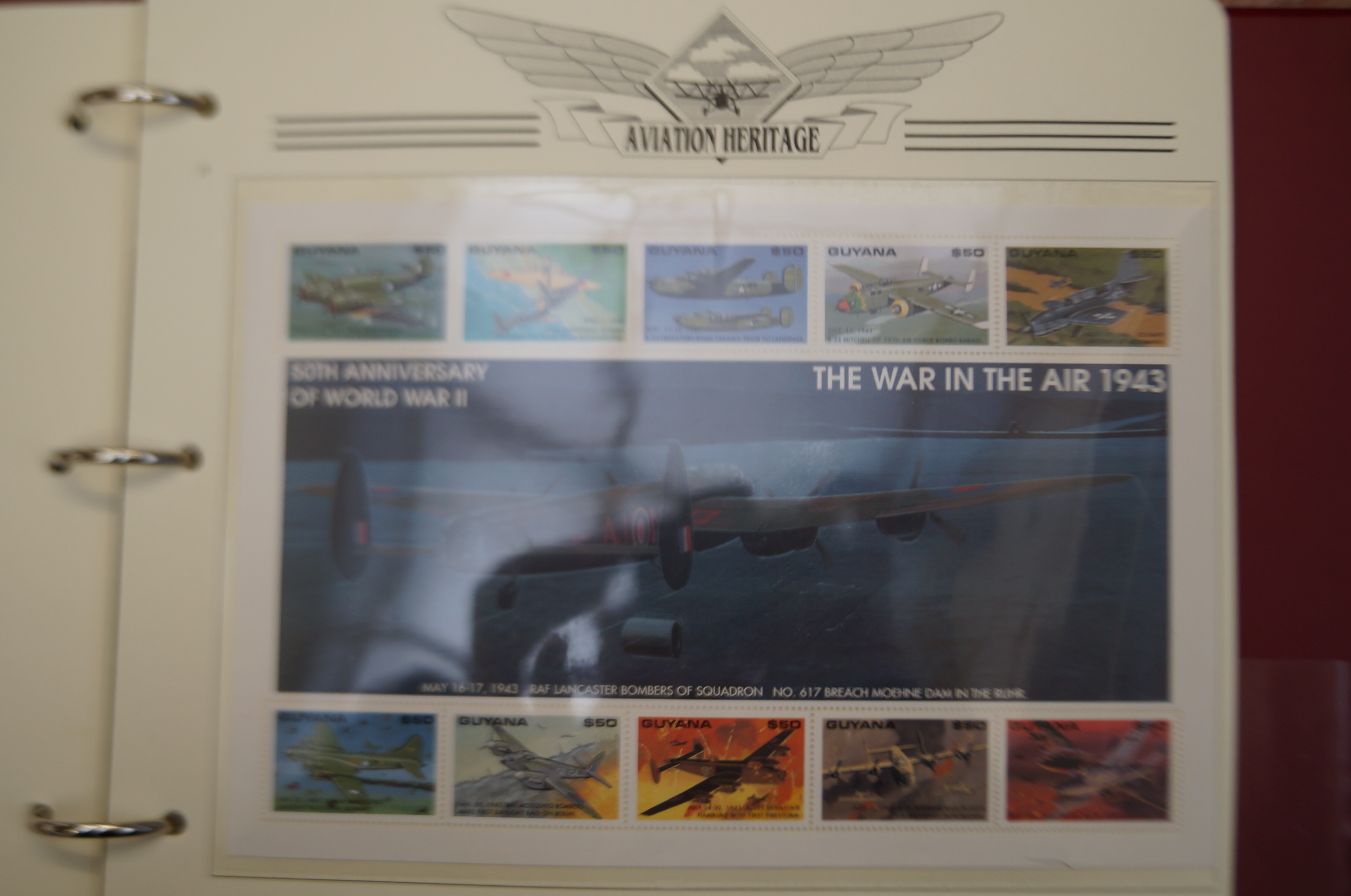 Album of Aviation Heritage Mint Stamps - Image 5 of 10