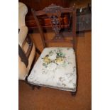 Late Victorian nursing chair