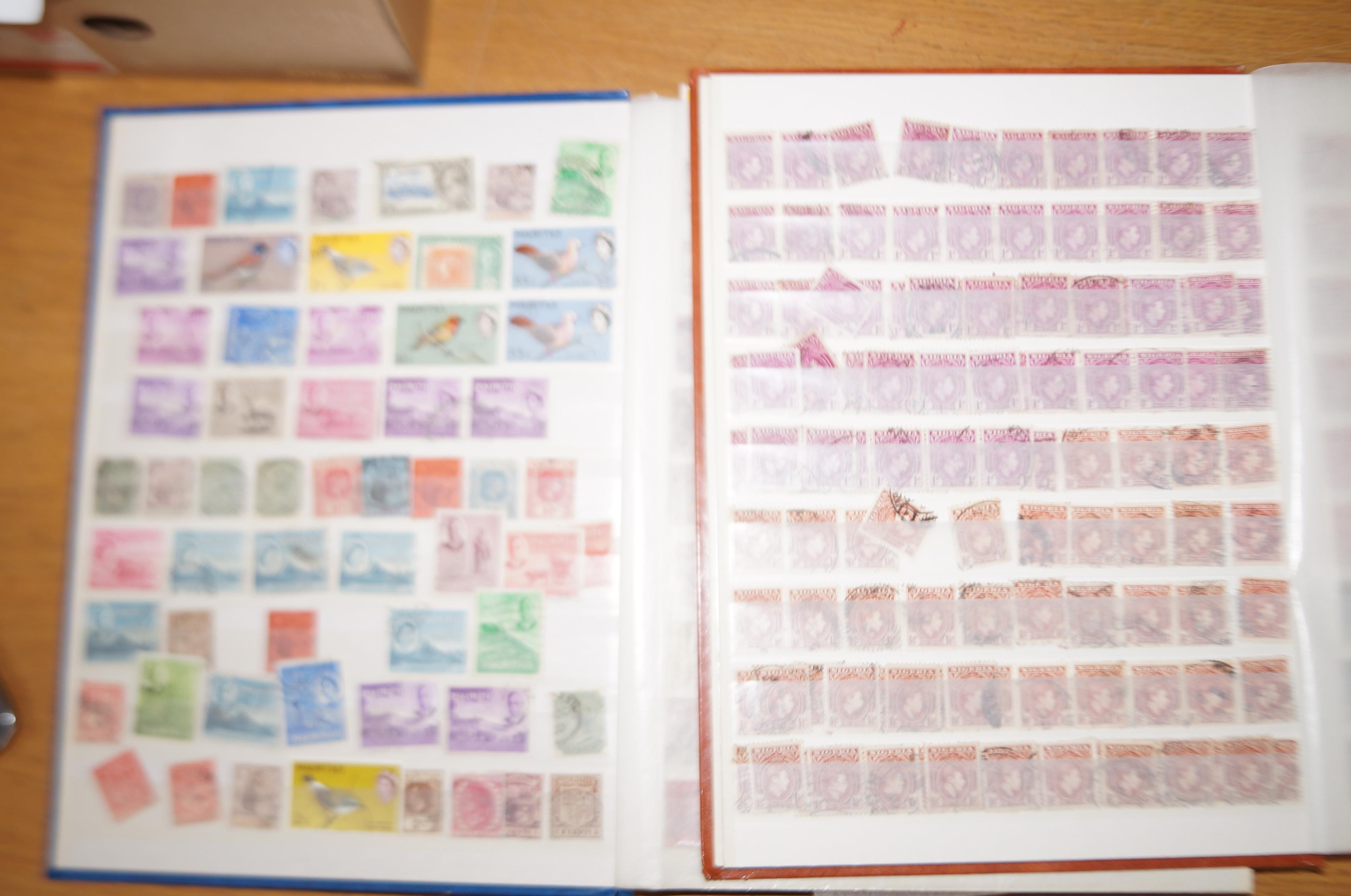 Stock Album of Nigerian Stamps together with one o