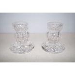 Pair of Waterford Crystal Candlesticks