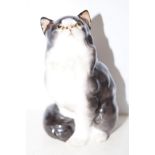 Royal Doulton black & white cat persian HN999 Heig
