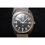 Vintage G10 military wristwatch by CWS (Cabot Watc