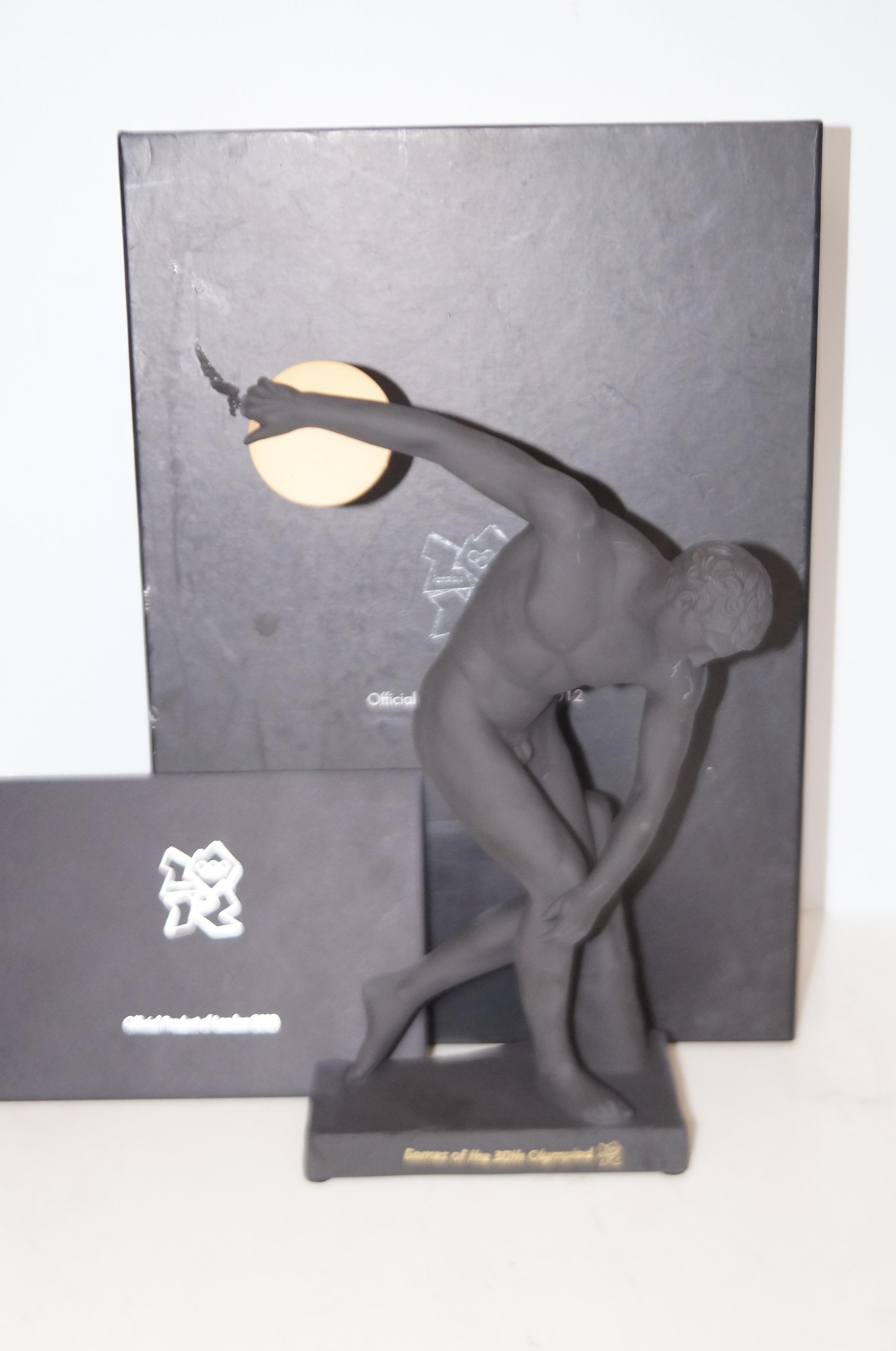 Wedgwood London 2012 Olympian figure boxed with co