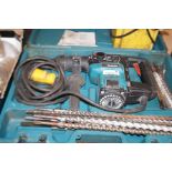 Professional Makita 110v hammer drill with box many drills complete with transformer