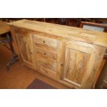 Very good quality hard wood side board (As new)