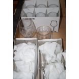 Box of good quality glass ware