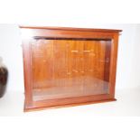 Mahogany wall mounted cabinet