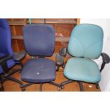 3 Swivel desk chairs