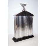 Rolls Royce radiator on wooden base Height 52 cm