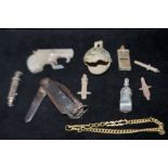 Metal detector finds, vintage whistles ect