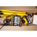 Clark twin 500W flood light on tri-pod