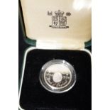 Silver bank of England 2 pound proof coin