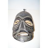 Early carved African wall mask Height 39 cm