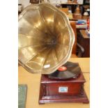 Reproduction HMV gramophone