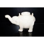 Early Chinese teapot in the form of an elephant Le