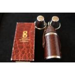 W. A Goold Leather mounted flask