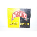 Cast iron Marmite sign 17 x 20 cm