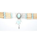 American Navajo Indian turquoise necklace