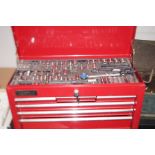 Clark tools chest with sockets