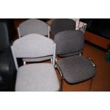 2 Pairs of utility chairs