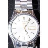 Gents Seiko 5, 21 jewel wristwatch with date app