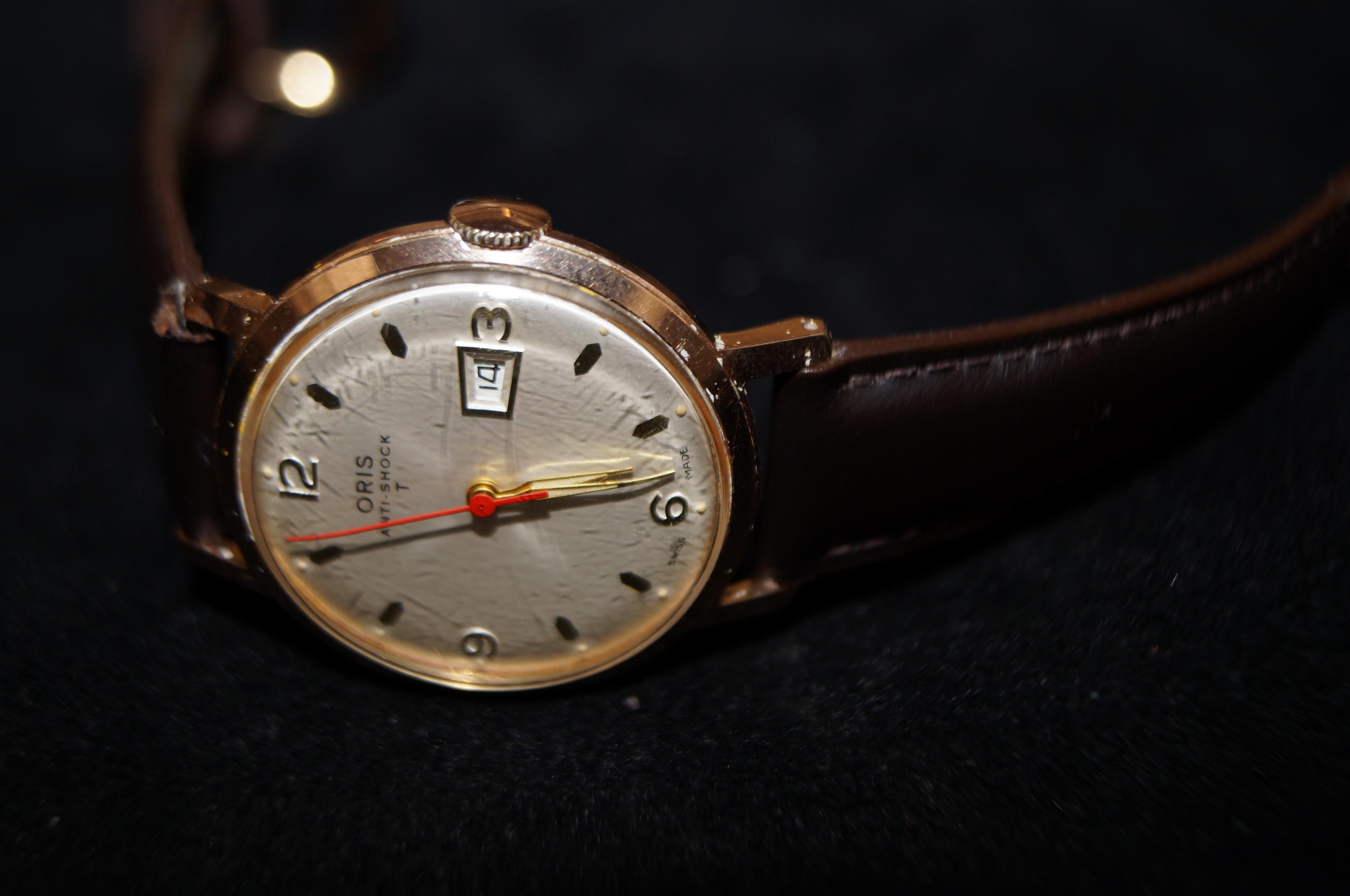 Oris anti-shock T Gents vintage wristwatch