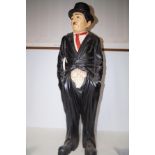 Charlie Chaplin Large plastic figure Height 93 cm