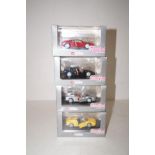 4 Mint & boxed corgi detailed cars collection