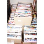 5 Large boxes of DVD's