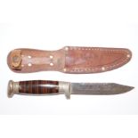 1950's boy scouts knife & sheath