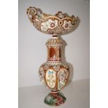 WS & S 6597 majolica centre piece (In need of rest