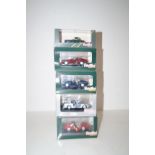 5 Mint & boxed detailed cars collection