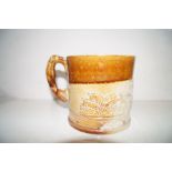Large 19th century mug with hunting scene A/F
