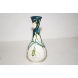 Moorcroft green tear vase Height 17 cm