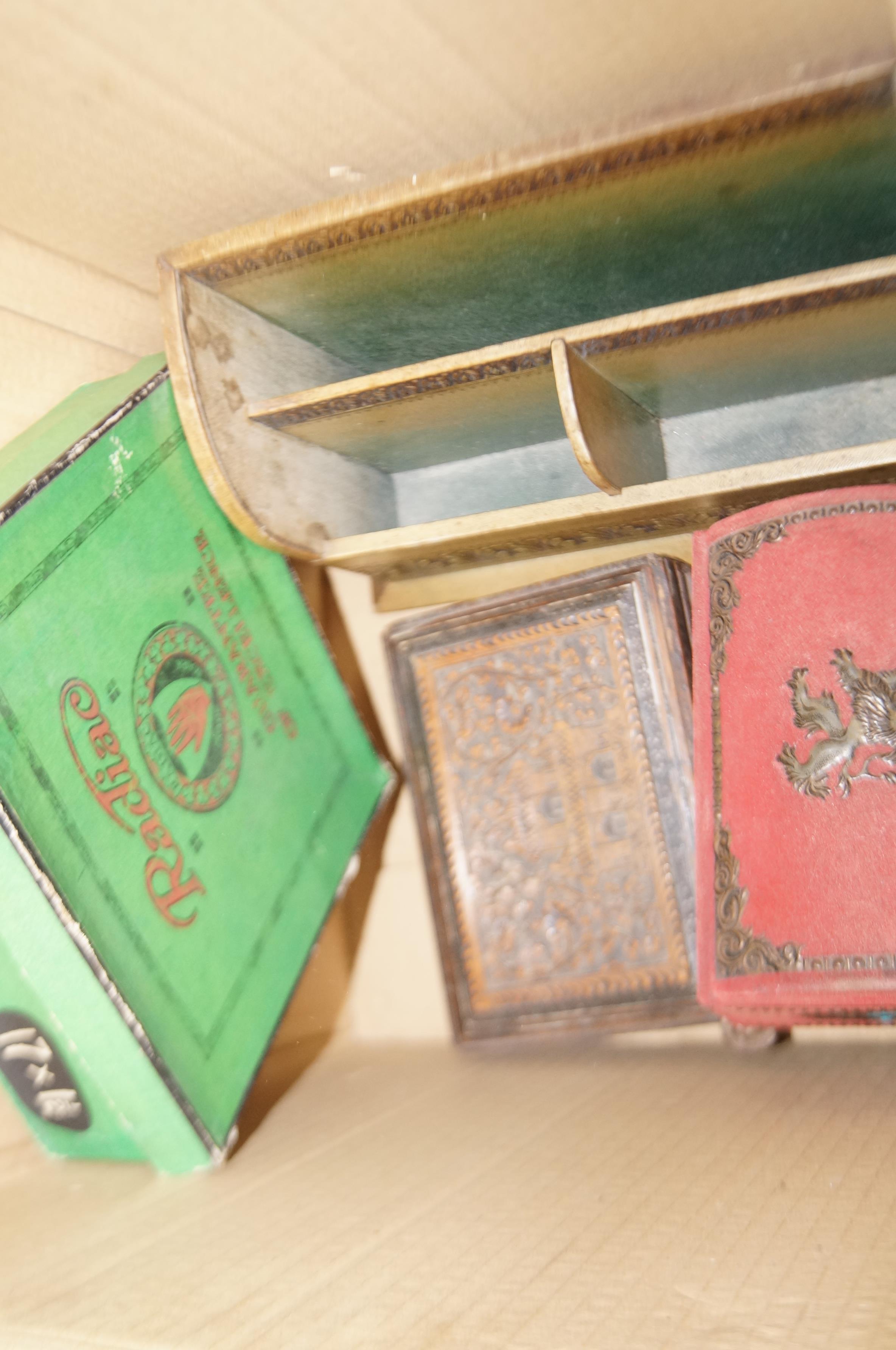 3 Vintage boxes & others