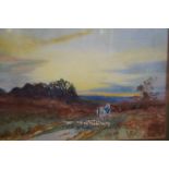 Sheep scene oil painting by M. Stenhouse